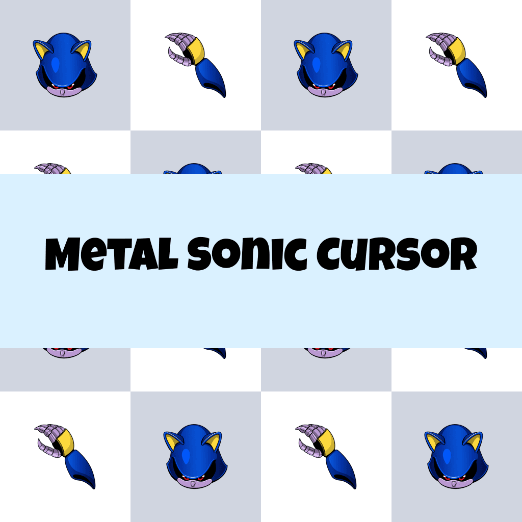 Preview Metal Sonic cursor custom cursor pack